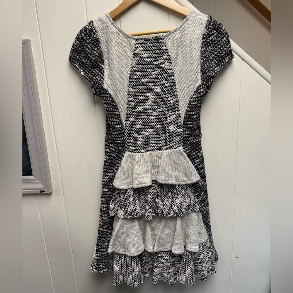 Anthropologie Vanessa Virginia Ruffle Back Sweater Dress Size Small - Picture 4 of 5
